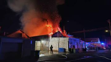 Fire destroys two buildings in Casino CBD