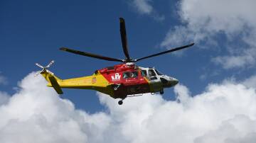 The Westpac Rescue Helicopter attended a number of incidents over the weekend. Picture by Cathy Adams