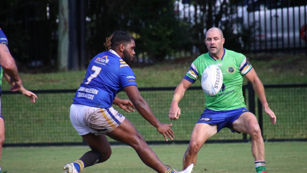 Marist Brothers halfback Shallin Fuller played a key role in his sides win over Tweed Coast on April 28. Picture by Cee Bee's Photo.