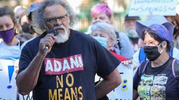 Traditional owners are pursuing a legal challenge involving Adani's Carmichael mine. (Russell Freeman/AAP PHOTOS)
