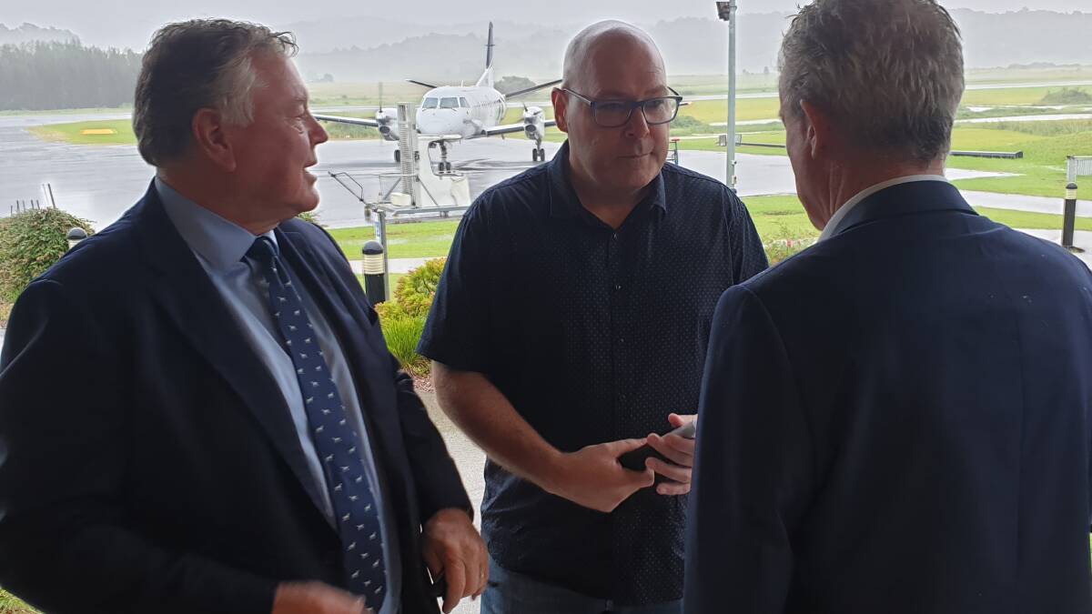 Lismore mayor Steve Krieg remains hopeful that other airlines will pick up the routes left vacant by Rex which flew its last service to Lismore on Wednesday. Picture: David Kirkpatrick