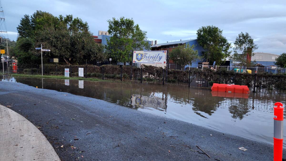 Trinity was inundated not once by twice by floodwaters in Lismore during February and March. Picture: Cathy Adams