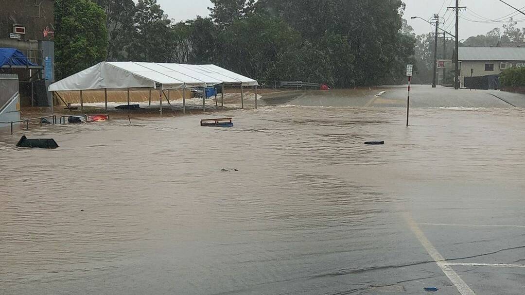 Lismore experienced major flooding for the second time in a month on Wednesday.