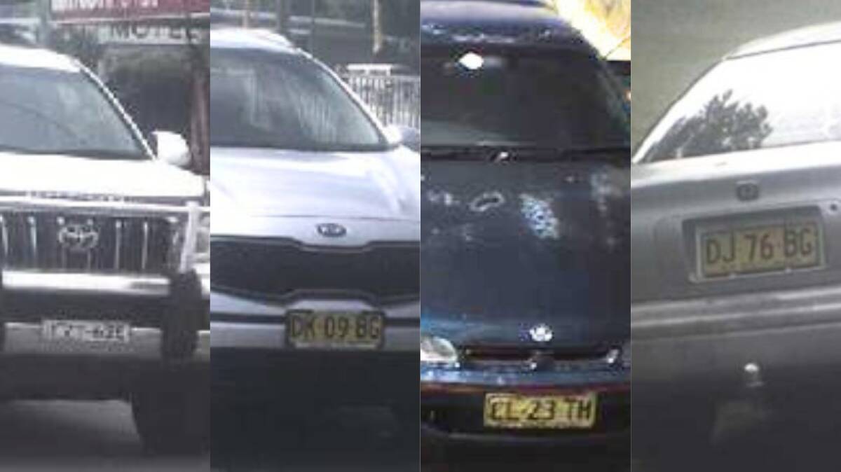 Cars stolen across the Northern Rivers. Pictures by Richmond Police District