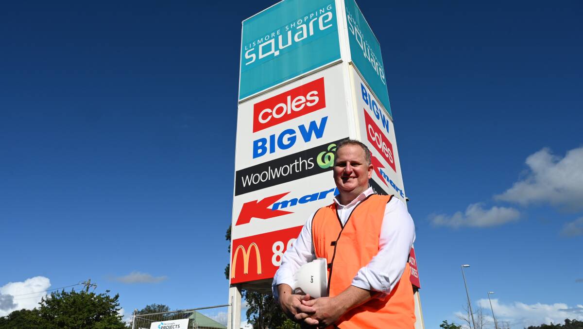 Gary McConaghy from McConaghy Properties has announced a reopening date for Lismore Square. Picture: Cathy Adams