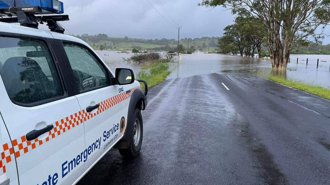 The SES has been kept busy this morning responding to cars in floodwater, sparking a warning to drive to conditions, and to not drive in floodwater. Picture: SES