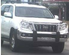 A 2012 white Toyota Landcruiser was stolen last month from East Ballina. Picture by Richmond Police District