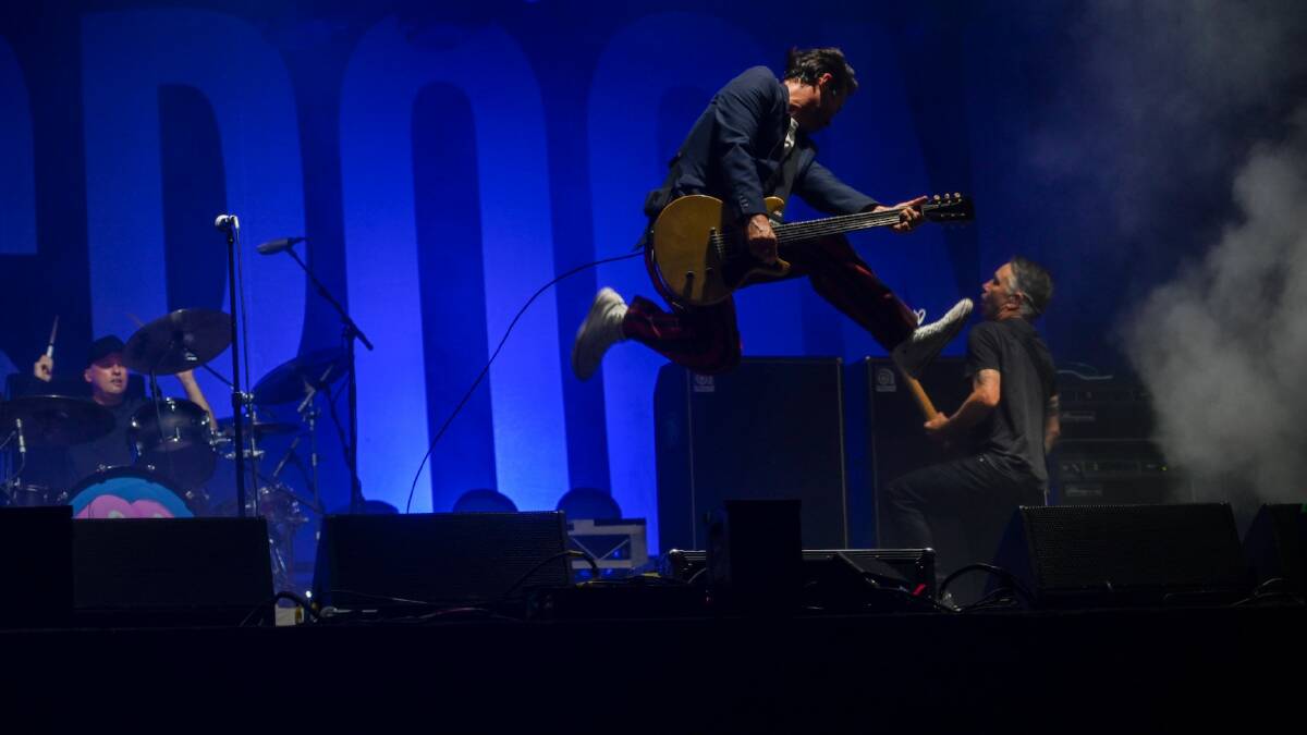 Grinspoon show Lismore the love at One From the Heart on Sunday night. Picture: Cathy Adams