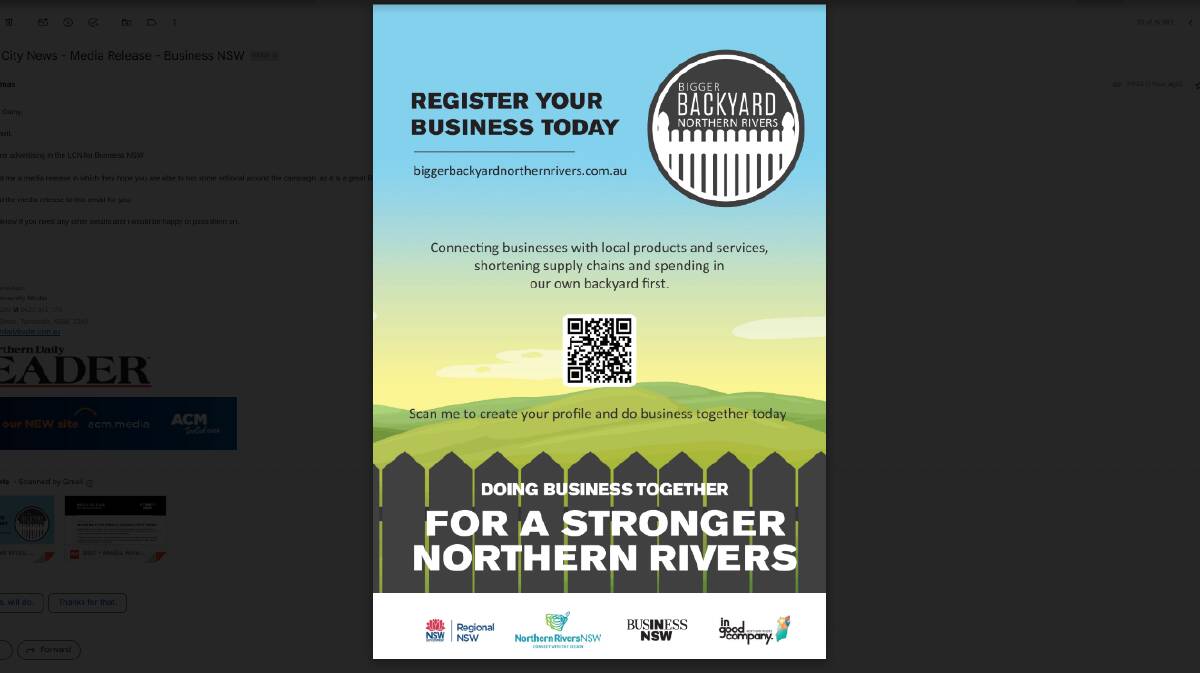 The App - Bigger Backyard Northern Rivers supports local business to business procurement.