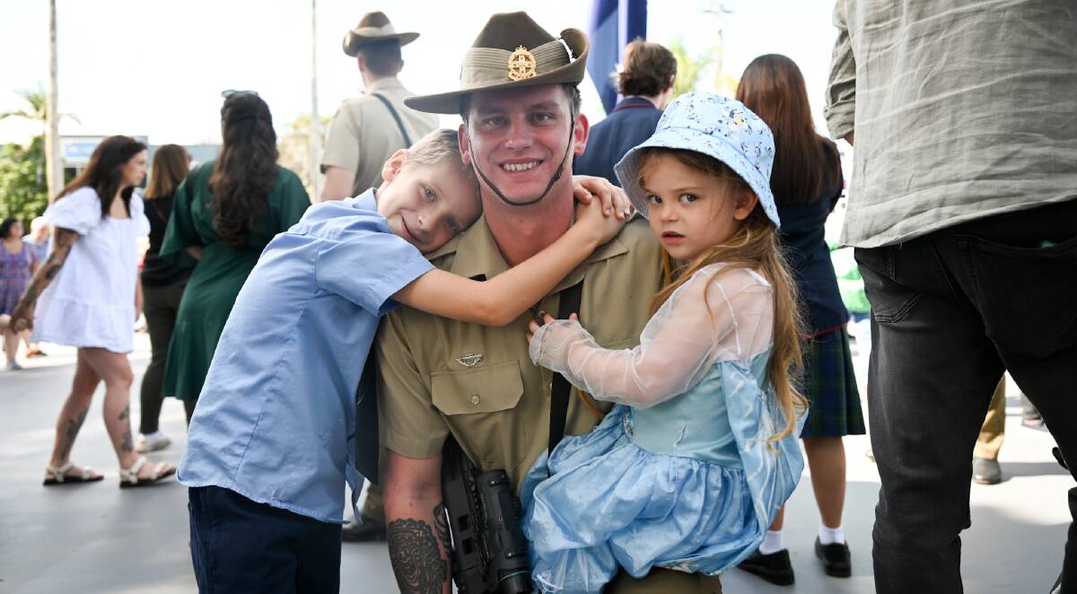 Thousands of people joined the Anzac Day services in Lismore. Pictures by Cathy Adams