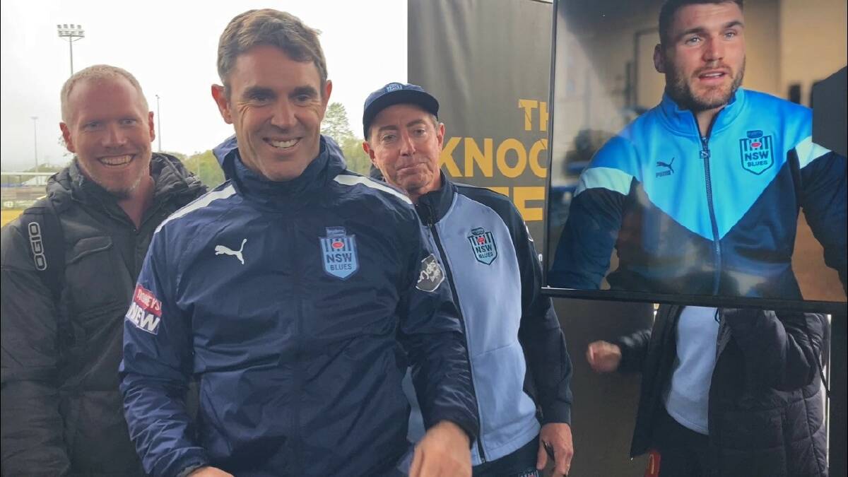 NSW State of Origin Head Coach Brad Fittler said the spirit shown by the people of Lismore over the past four months was inspiring. Picture: Mitch Craig