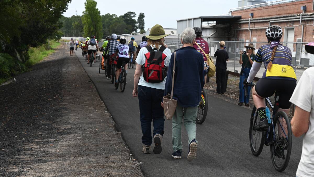 The Casino to Bentley section of the Northern Rivers Rail Trail opened on the weekend. Picture by Cathy Adams