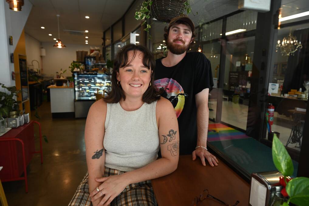 Jazz Bellmaine and Reilly Fitzalan have opened a cafe, Juno, on Woodlark St. Picture by Cathy Adams