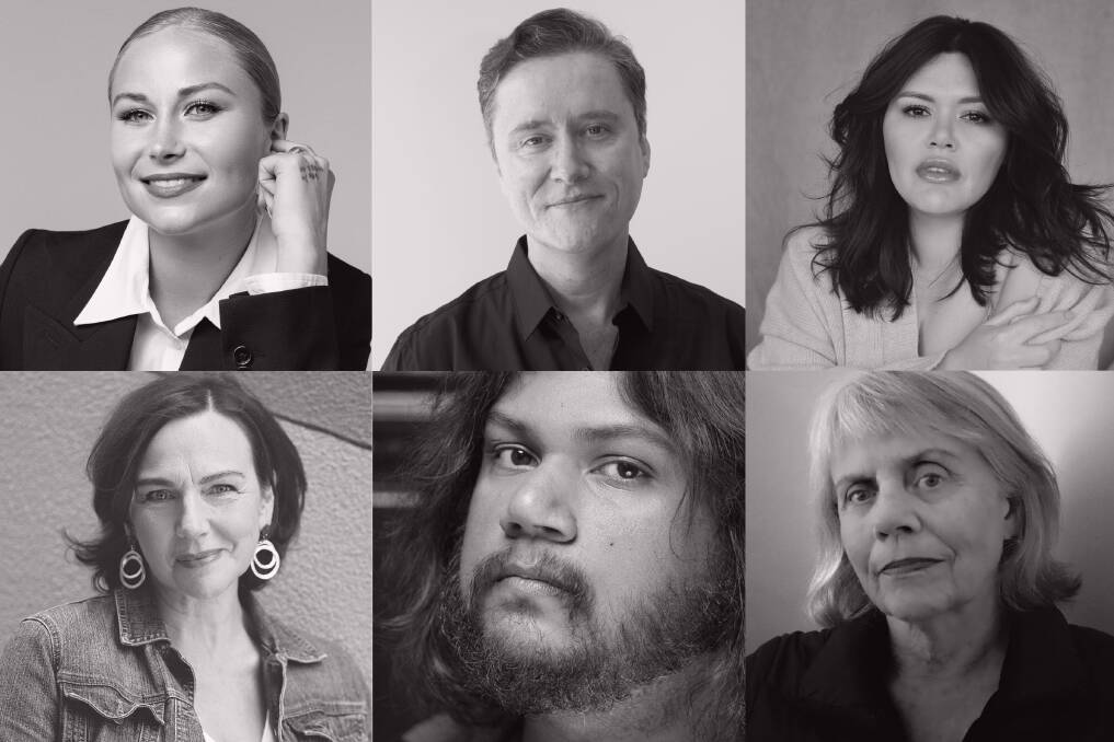 Coming to the Byron Writers Festival are: Grace Tame, Richard Fidler, Nakkiah Lui, Pip Williams, Kevin Jared Hosein, and Marele Day. Pictures supplied
