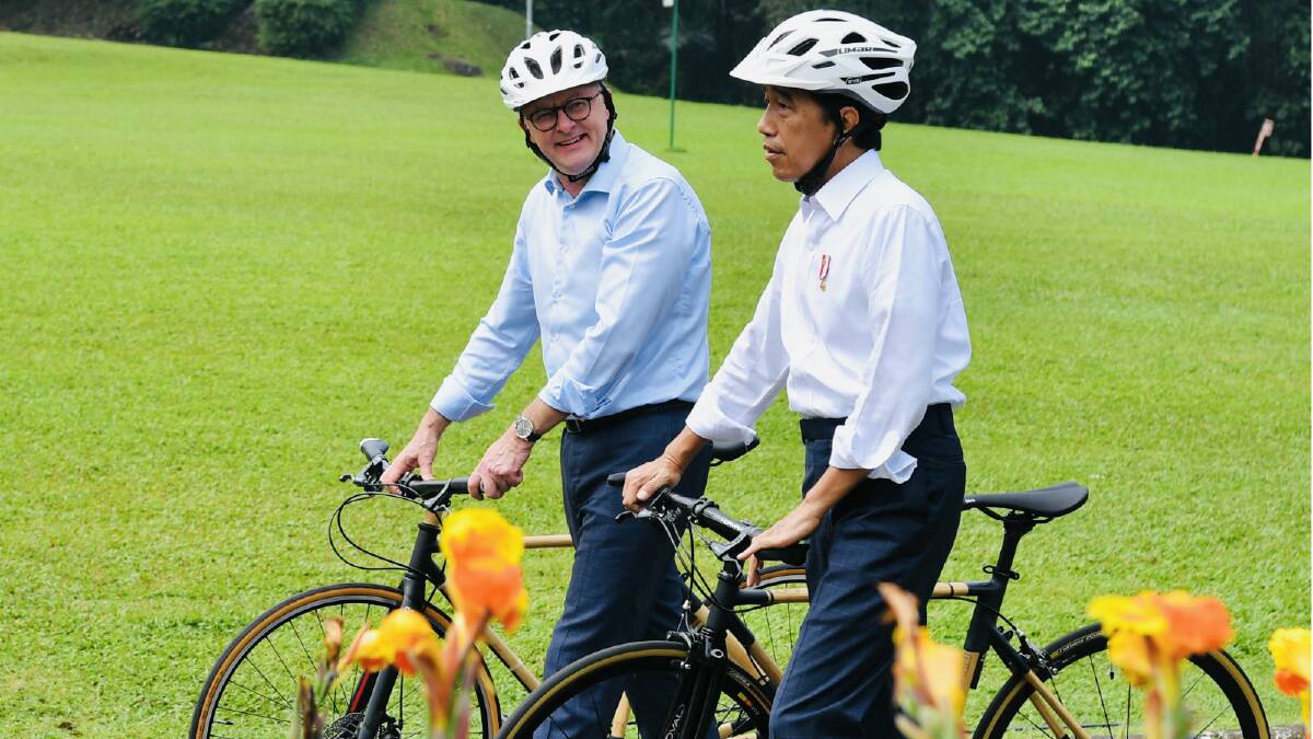 Indonesian President Joko Widodo and Prime Minister Anthony Albanese in June this year. The two leaders have a great opportunity to strengthen ties between Indonesia and Australia. Picture: Indonesia Presidential Secretariat/Handout