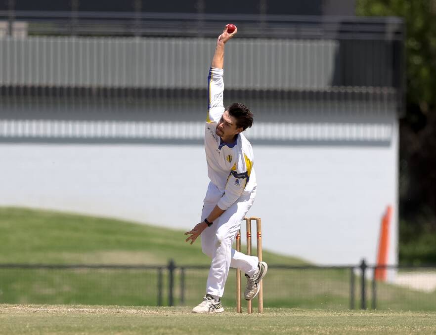 All-rounder Kaleb Auld has had a big season for Marist Brothers. Picture by Daniel Cohen/ DC Sports Photography. 