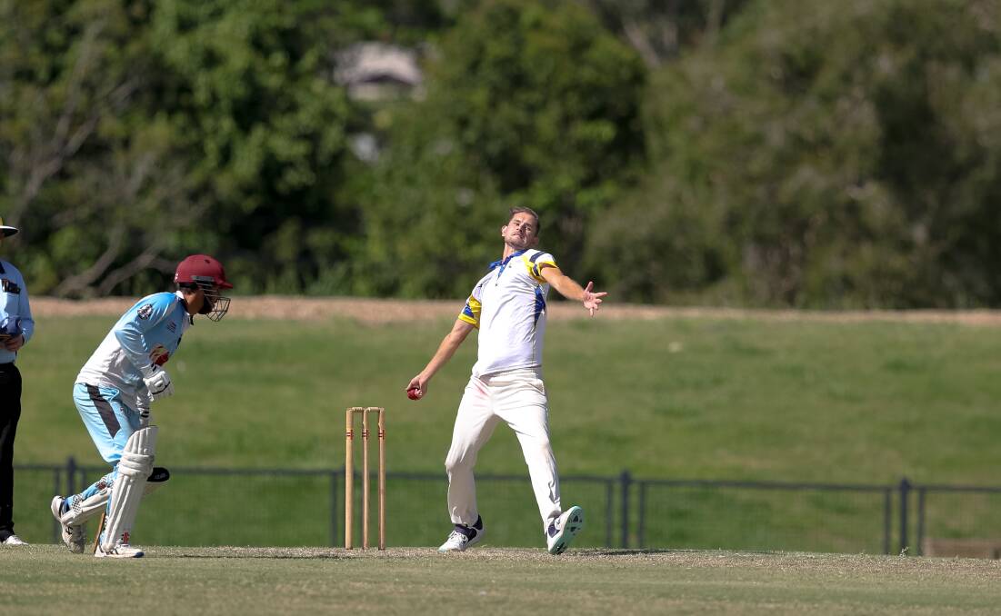 English import Connor Lord has added extra firepower to the Marist Brothers bowling attack this season. Picture by Daniel Cohen/DC Sports Photography.
