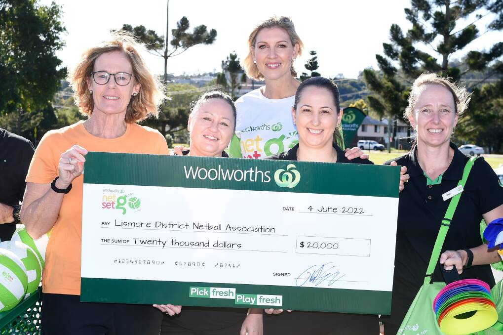 HELPING HAND: Kids registered with Woolworths NetSetGO will have their fees covered in the Lismore Netball Association next season.