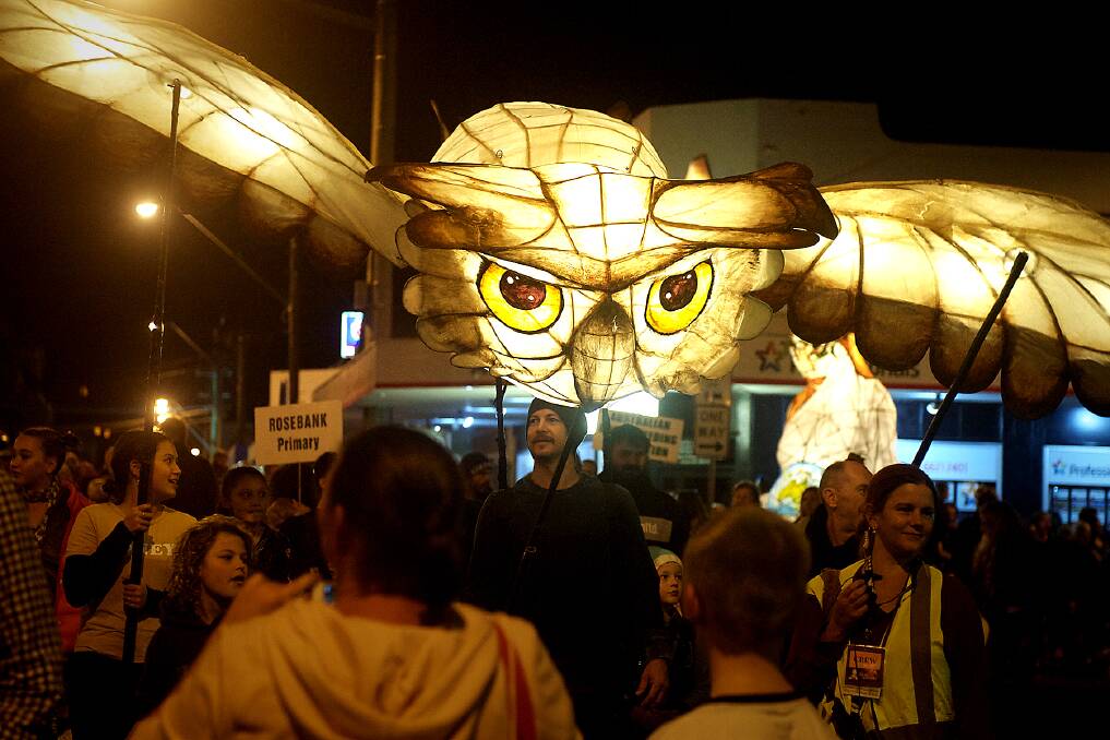 RESILIENT SPIRIT: The lantern parade has helped bring the city together in tough times. 