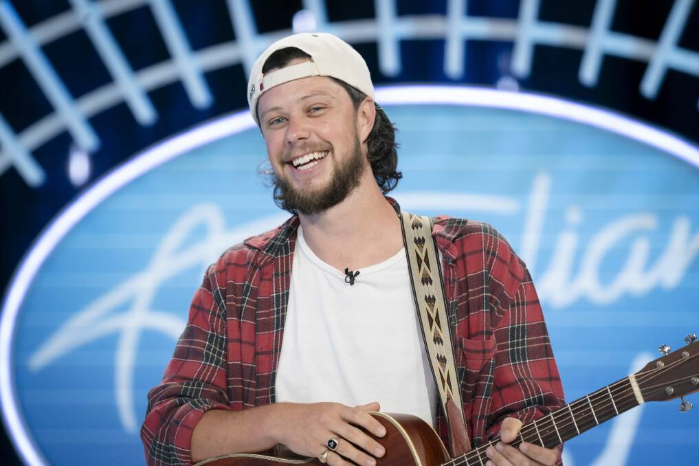 Former Sutherland Shire resident Dylan Wright delights at the Australian Idol 2024 auditions. Picture supplied