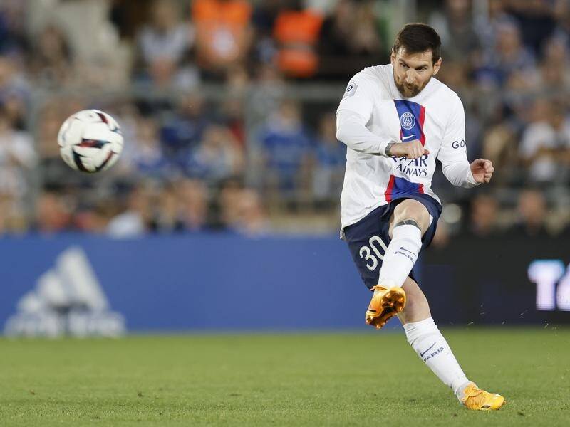 Lionel Messi is to leave Paris Saint-Germain at the end of the season. (AP PHOTO)