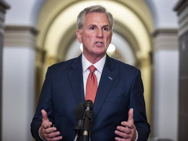 House of Representatives Speaker Kevin McCarthy says a US debt ceiling deal is possible this week. (EPA)