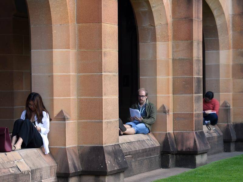 The nation needs more university-educated workers but fewer Australians are going to university. (Paul Miller/AAP PHOTOS)