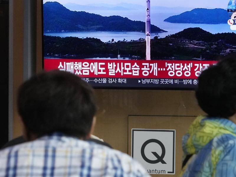 The major powers have slammed each other over the response to North Korea's latest satellite launch. (AP PHOTO)