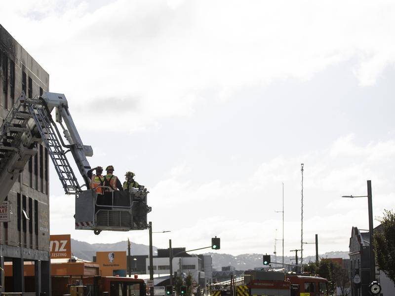 NZ Police say the death toll from a fire at Loafers Lodge in Wellington could increase. (AP PHOTO)