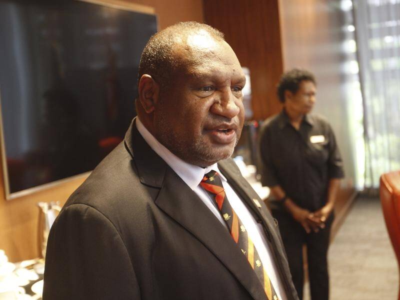 PM James Marape says a US defence agreement won't see PNG used for launching military operations. (AP)
