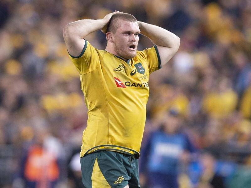 An ACL injury has forced Tom Robertson out of the Wallabies' Rugby World Cup plans. (Steve Christo/AAP PHOTOS)