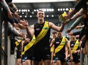 Richmond have locked away their place in the AFL finals, moving to seventh on the premiership table. (Joel Carrett/AAP PHOTOS)