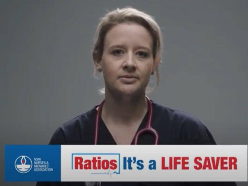 Nurses and midwives campaigned for improved staff/patient ratios in the lead-up to the NSW election. (PR HANDOUT IMAGE PHOTO)