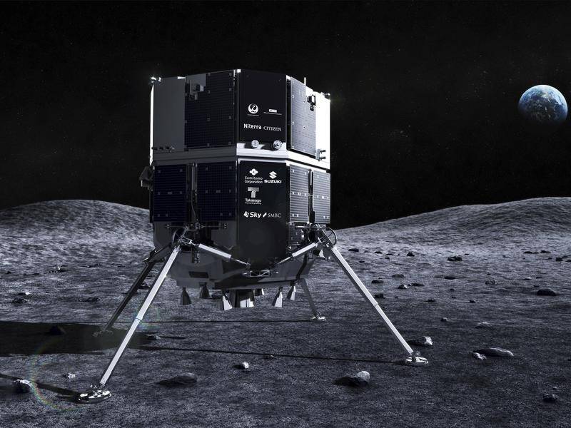 Ispace's Hakuto spacecraft was supposed to land on the lunar surface but crashed in April. (AP PHOTO)
