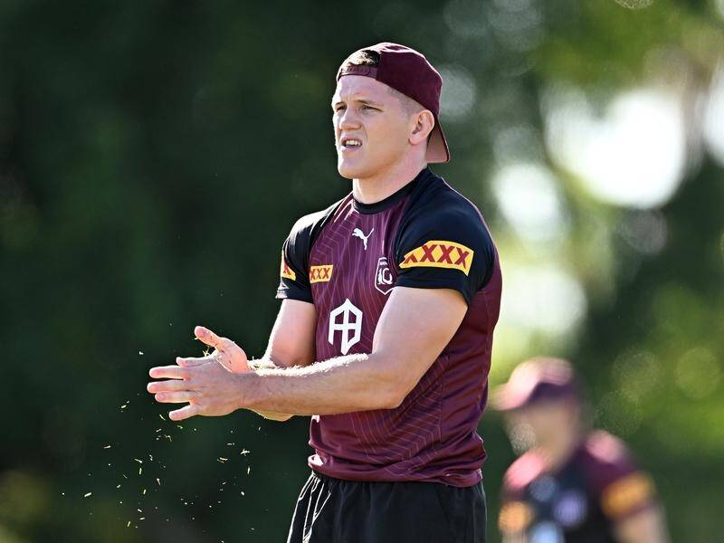 Tom Gilbert has been tipped to follow in the hard-working footsteps of Maroons great Shane Webcke. (Dave Hunt/AAP PHOTOS)