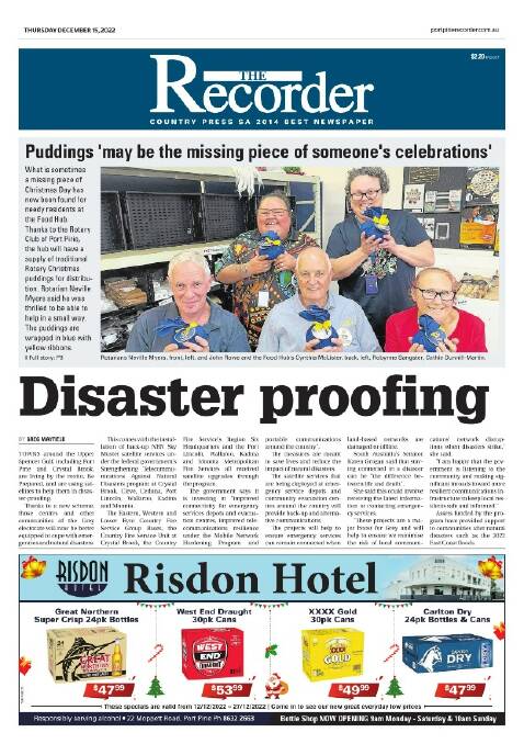 The Recorder, serving Port Pirie, is one of the South Australian mastheads being bought by Star News Group.